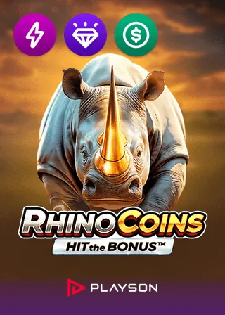 Rhino Coins Hit the Bonus slot game